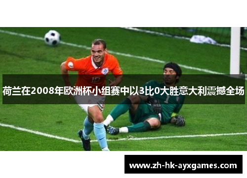 荷兰在2008年欧洲杯小组赛中以3比0大胜意大利震撼全场